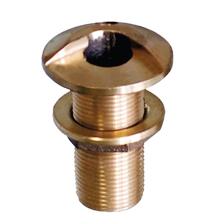 Overtime 1 in. Bronze High Speed Thru-Hull Fitting with Nut - Size: 1 in. OV2936847